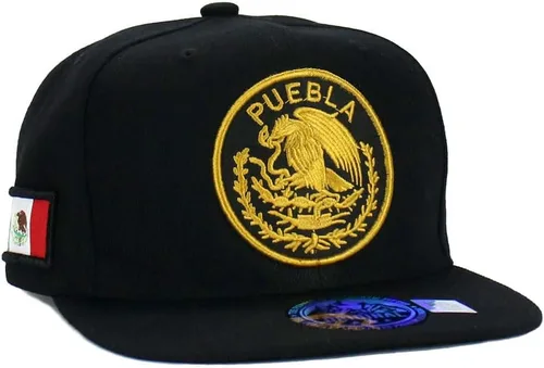 Gorra de béisbol bordada con logotipo federal del estado de México, gorra de béisbol con visera plana