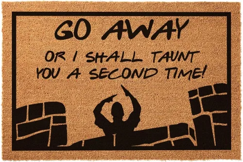 Miniatura 9 de Felpudo divertido de coco – Pastor alemán «No Need to Knock» Welcome Mat – 23.6 x 15.9 pulgadas Pastor alemán No Knock Sabemos que estás aquí