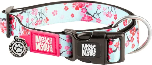 Miniatura 44 de Max & Molly Urban Pets Smart ID - Collar para perro con etiqueta de seguridad QR Gotcha! para mascotas y perfil de mascota personalizado, neopreno