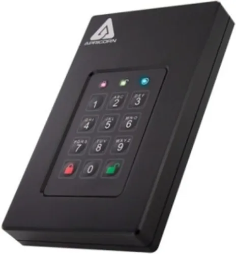 Apricorn 500GB Aegis Fortress L3- FIPS Nivel 3 Validado USB 3.0 Unidad portátil cifrada por hardware (AFL3-500)