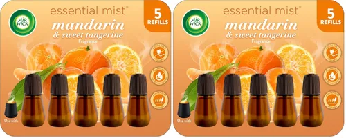 Miniatura 11 de Air Wick Recambio de niebla esencial, 5 unidades, mezcla de manzana y canela, difusor de aceites esenciales, ambientador