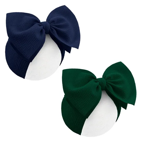 Miniatura 12 de Diademas de arco iris para el pelo para bebés, niñas, 2 unidades, recién nacidos, niños pequeños, accesorios para el cabello, lazo para la cabeza
