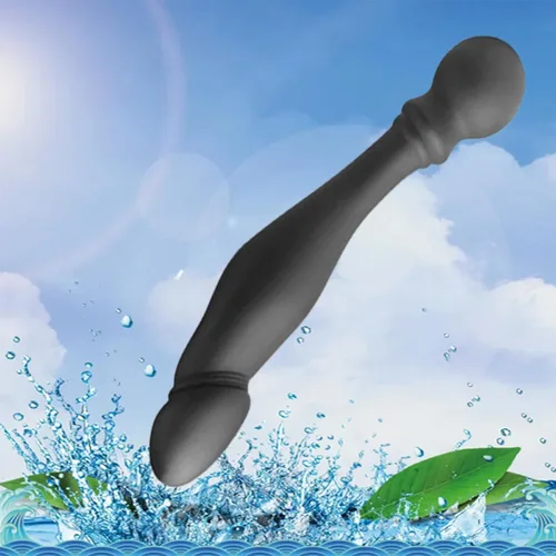 Miniatura 2 de Consolador de silicona masajeador de próstata, estimulación del punto G, cuentas anales para el pene, tapones anales de silicona impermeables