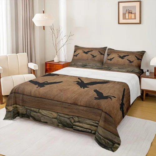 Miniatura 32 de Manfei Honeycomb - Juego de sábanas con diseño de mando de videojuegos tamaño Twin, juego de ropa de cama geométrica azul con controlador