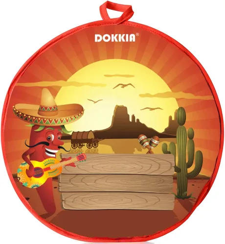 Miniatura 10 de SOKKIA Calentador de tortillas, bolsa de tela aislante de 12 pulgadas, bolsa de tela para usar en microondas para mantener la comida caliente
