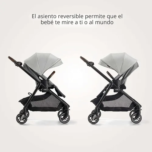 Miniatura 4 de Graco Premier Modes Merge - Carriola con ruedas EZ Spin para rotación de 360 grados, 3 modos: portabebés de asiento de automóvil, capazo portabebés