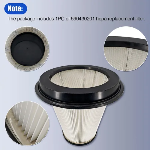 Miniatura 6 de 200900050 Prefiltro cónico compatible con Pullman Ermator S26 S36 S13 F26 para Husqvarna G22 Extractor de polvo 590430201