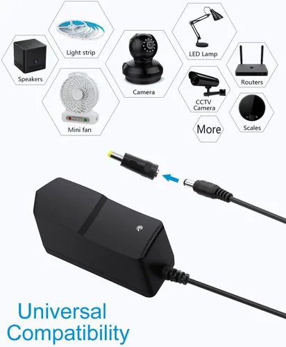 Miniatura 7 de ALITOVE Adaptador de fuente de alimentación de 5 V 2 A, cargador de 5 voltios, 10 W, CA, 100-240 V, 50-60 Hz, cable de alimentación de repuesto
