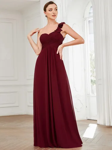 Miniatura 4 de Ever-Pretty 09768 - Vestido de dama de honor con cintura imperio, hombro descubierto, longitud al suelo