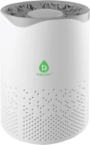 Miniatura 5 de Pursonic Purificador de aire alimentado por USB con luz nocturna para el hogar, oficina, automóvil, cobertura de 100 pies cuadrados, aire limpio