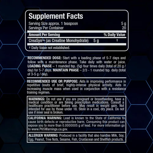 Miniatura 2 de ALLMAX Nutrition Creatina Monohidrato - Mejora el Rendimiento y la Intensidad del Entrenamiento - Vegano y Sin Gluten (100 Gramos, Sin Sabor)