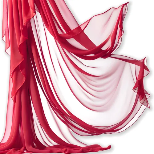 Barcelonetta | Tela de gasa | Decoración, tela para cortinas | Boda, revelación de género, baby shower, cumpleaños | para decoración de cenador, Rojo