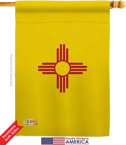Miniatura 2 de Americana Home & Garden S140532-BO Nuevo México Estados Impresiones Decoración Vertical Casa 28" X 40" 13" 18.5" Doble Cara Banderas Set Impreso