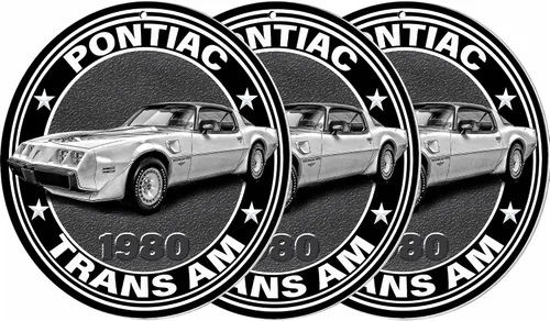 Miniatura 15 de Brotherhood Letreros de metal de metal con emblema de Trans Am de alto rendimiento, reproducción de fotografía de pájaro, letrero redondo