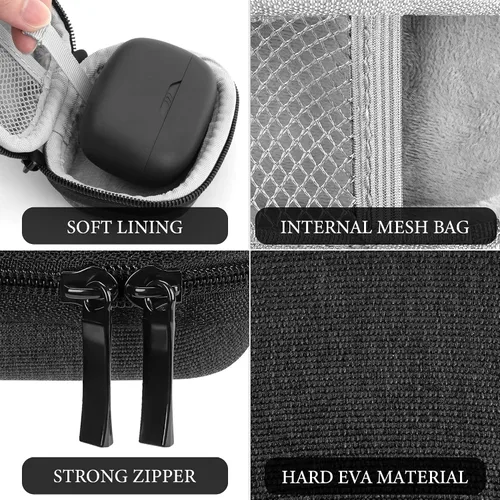 Miniatura 2 de Geekria Shield - Funda para auriculares compatible con JBL Vibe Beam 2/Buds 2, Tune 130NC/230NC/Flex, bolsa de transporte de viaje de repuesto
