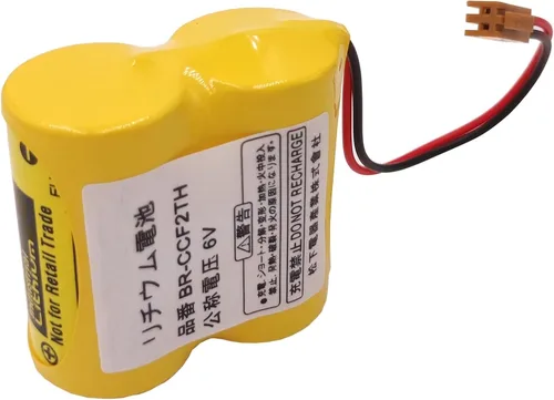 Miniatura 5 de 5000mAh BR-CCF2TH 6V PLC Batería de litio de repuesto con enchufe para Fanuc A98L-0001-0902 A98L-0031-0006