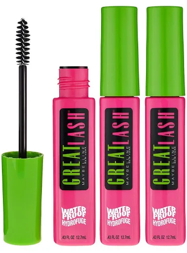 Miniatura 8 de Máscara a prueba de agua Great Lash de Maybelline, 0.44 Fl. Oz., Muy negro