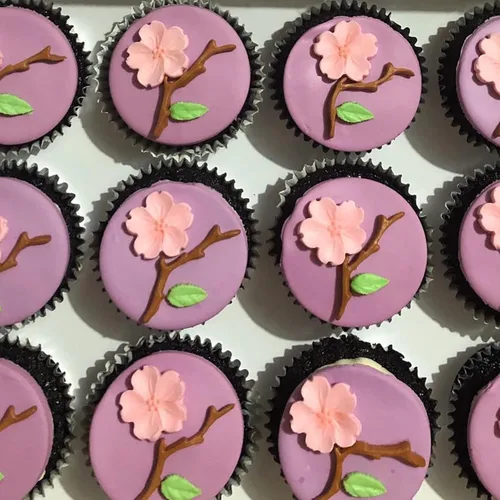 Miniatura 8 de Moldes en forma de flor de durazno, 4 unidades, moldes de silicona para decoración de pasteles, dulces, azúcar, cupcakes, pasteles, paletas