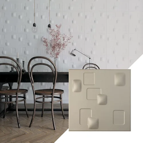 Miniatura 14 de Ekena Millwork 19 5/8 pulgadas de ancho x 19 5/8 pulgadas de alto, Avila EnduraWall Panel decorativo de pared 3D, óxido metálico envejecido