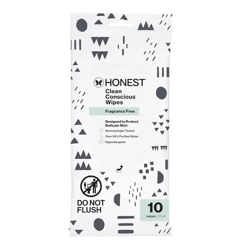 Miniatura 28 de The Honest Company - Toallitas limpiadoras para bebé con 99% de agua, respetuosas con el medioambiente, a base de plantas, hipoalergénicas