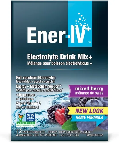 Miniatura 2 de Ener-Life Mezcla de bebida con electrolitos de bayas mixtas, 12 unidades, 3.4 GR