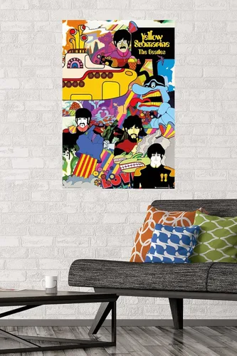 Miniatura 2 de Trends International Póster de pared de collage submarino de 24 x 36 pulgadas, versión premium sin marco de 24 x 36 pulgadas
