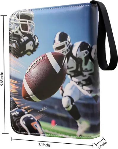 Miniatura 3 de Carpeta de Tarjetas Coleccionables con Páginas de Carga Lateral, Álbum de 400 Bolsillos para Tarjetas de Deportes, Juegos, Membresía y Compras