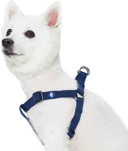 Miniatura 25 de Blueberry Pet Essentials Step-in - Arnés para perro, tamaño mediano, chaleco ajustable rosa fucsia, nailon sólido clásico para perros machos