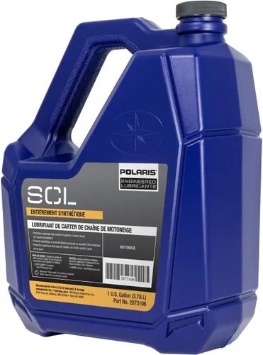 Miniatura 3 de Polaris 2873106 SCL lubricante completamente sintético para caja de cadena de moto de nieve 1 galón