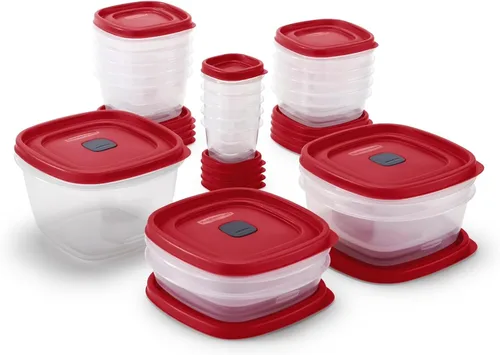 Miniatura 6 de Rubbermaid Contenedores de almacenamiento de alimentos de 42 piezas con tapas
