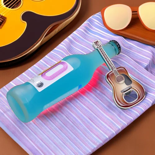 Miniatura 6 de Abrebotellas con forma de guitarra de cerveza, abrebotellas, guitarra, regalo, utensilios de cocina para bebedores, amantes de la guitarra y música