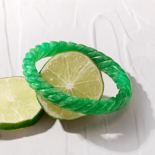 Miniatura 3 de Ross-Simons Pulsera de jade tallada. 7.5 pulgadas, Piedra, Jade