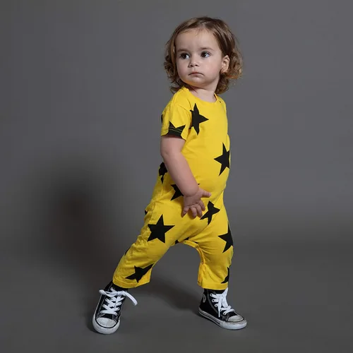Miniatura 3 de NUNUNU - Mono de manga corta para bebé 100 algodón para bebés y niños