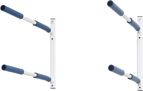 SPAREHAND Edición Premium: Rack híbrido de montaje en pared para SUP y kayaks Azul