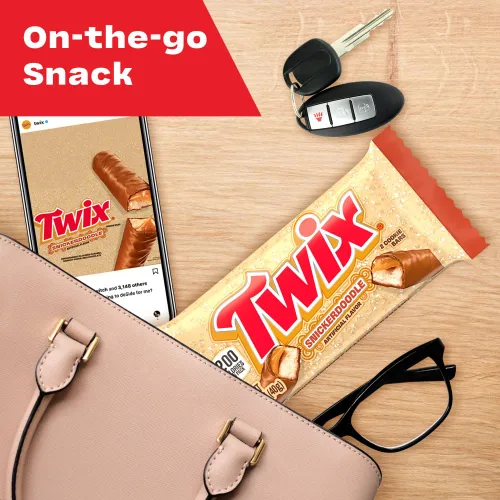 Miniatura 9 de TWIX Snickerdoodle - Barras de caramelo de chocolate con leche y canela a granel para películas, viajes, recuerdos de fiesta, bolsas de golosinas