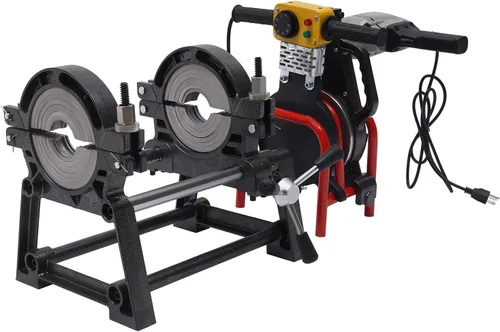 DYRABREST Máquina de soldadura manual de fusión de tubos de doble anillo de 2.480-7.874 in para tubos de PE/PP/PVC de 2.48 "-7.87", soldador a tope