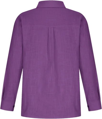 Miniatura 83 de SMIDOW Camisa de algodón y lino con botones para mujer