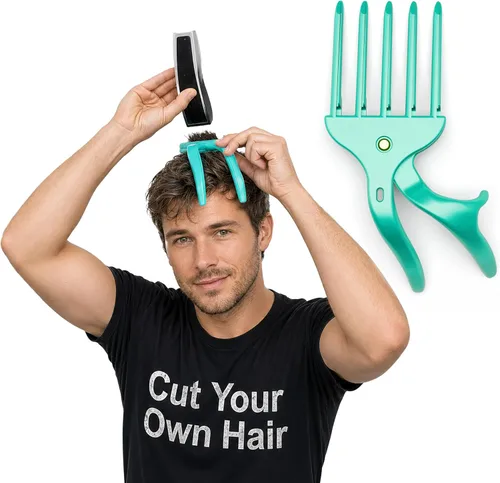 Corta tu propio cabello y el de otros en casa de la manera fácil | Herramienta de corte de pelo para todos | Úsala con tus cortapelos para cortes