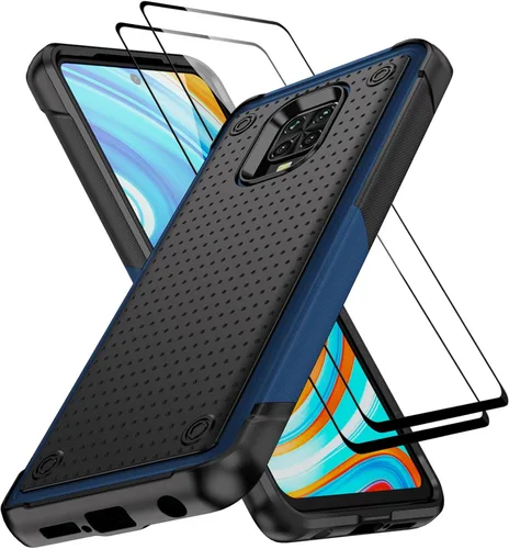 Miniatura 21 de Jeylly Funda protectora para Xiaomi Redmi Note 9 Pro, Redmi Note 9 Pro Max para mujeres y hombres, a prueba de caídas a prueba de golpes de grado