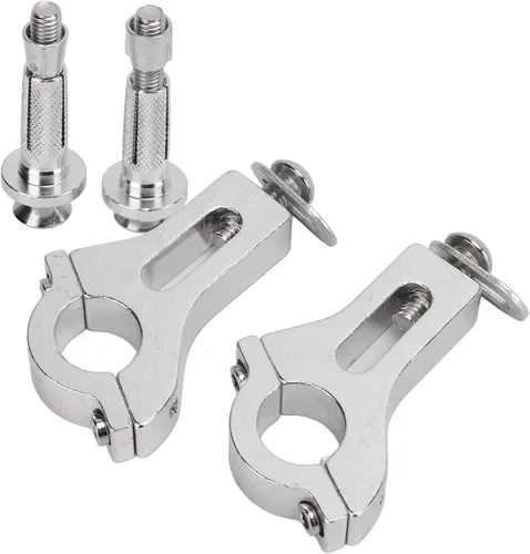 Miniatura 5 de EVGATSAUTO Abrazadera de guardamanos, Abrazadera de Guardamanos Metal 0.866 in Universal Motocicleta Guardia de Mano Kit de Montaje Componente