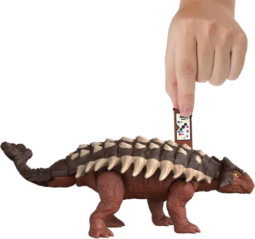 Miniatura 3 de Mattel Jurassic World Dominion Roar Strikers Figura de acción de dinosaurio con sonido rugiente y acción de ataque, juguete de dinosaurio