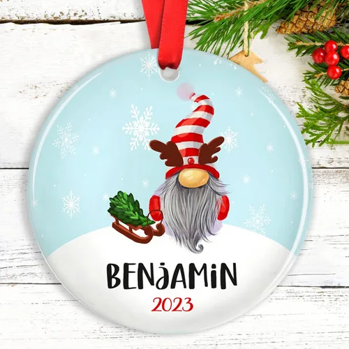 Miniatura 21 de Adornos de Navidad personalizados para camión volquete, adorno personalizado para bebé, adornos para árbol de Navidad para niños, adornos de camión