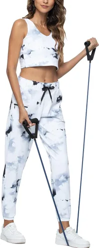 Miniatura 191 de Kcutteyg - Pantalones deportivos con bolsillos para mujer, diseño suave, ligero y de secado rápido, para entrenamiento, gimnasia, yoga y correr