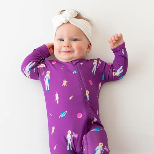 Miniatura 16 de KYTE BABY Pies unisex con cierre de cremallera, rayón hecho de bambú, 0-24 meses