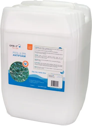 Orb-3 T422-000-5G Antiespumante para mantenimiento de piscina, cubo de 5 galones