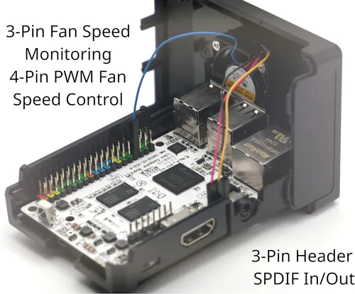 Miniatura 7 de Libre Computer Batata Sola Placa de Computadora ARM SBC AML-S905X-CC-V2 2GB Alternativa a la PC Pi