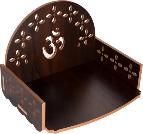 Miniatura 9 de Mesa colgante de madera para colgar en la pared, estante para almacenamiento y decoración de ídolos para oficina en casa y regalos