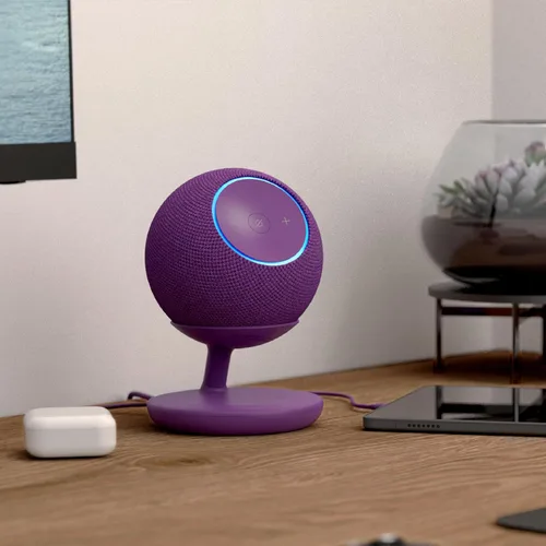 Miniatura 3 de Soporte con puertos de carga USB-C para Echo Dot Max, completamente nuevo, Made for Amazon