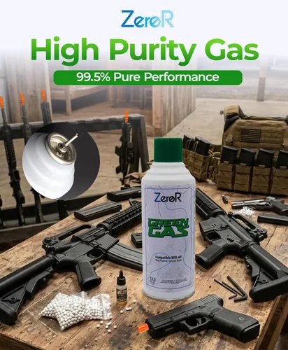 Miniatura 6 de ZeroR® Green Gas Fuel for Airsoft Pistols 13.5 fl oz Each (11.8 oz by Total Weight)