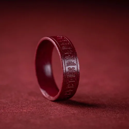 Miniatura 9 de HETICA Anillo de cinabrio de Feng Shui, amuleto de Lucky Wealth Buddhis para hombres y mujeres, anillo de la suerte FengShui, amuleto de dinero